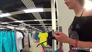 Can a charming czech cutie resist temptation in the shopping centre? She gets screwed in pov