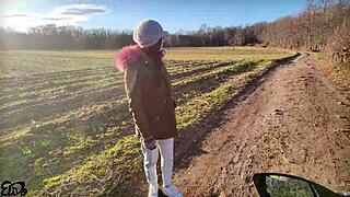 Lost in the woods, a cyclist invites me home for wild fucking 😈 ita dialogues