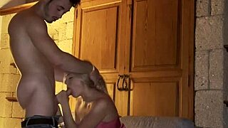 Blonde Slut's Quick Spain Date Turns to Hardcore Blowjob, Cowgirl Riding, and Creampie Cumshot