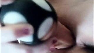 large thick dildo fucking my wet pussy, clothes ripped off?