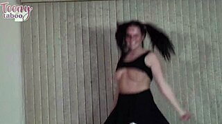 Kinky Daisy Garcia joins cheerleader squad after fuck with Brogan, featuring blowjob, cowgirl, creampie, deepthroat, and doggystyle action.