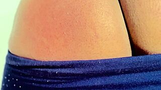 Big ass takes dildo in asshole?