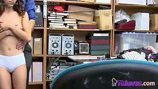 Jasmine Caught Shoplifting And Taken For A Hard Banging