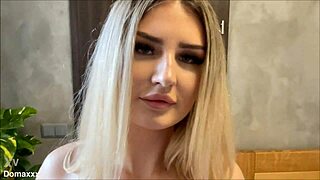 School girl reveals her huge boobs outdoors