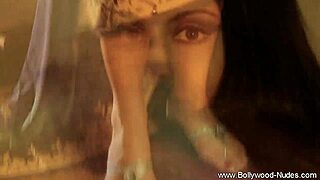 bollywood model flashing her skin on set