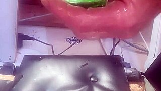 I slide a huge bottle deep into my ass, feeling every inch as I masturbate alone.