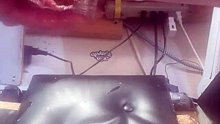 I slide a huge bottle deep into my ass, feeling every inch as I masturbate alone.