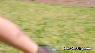 After soccer training, she relaxes in the shower with juicy tits.