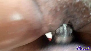 Close-up pussy fucking detailed creampie