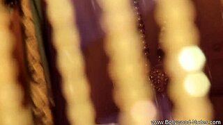 bollywood model flashing her skin on set