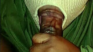 Masked girl performs super sloppy deep throat blowjob