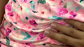 Caressing the sweet body of a beautiful latina to take her virginity.