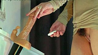 I was testing my new dildo and it felt so good... oops, I mean toy!