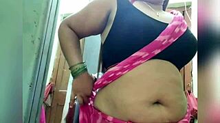 desi indian mom bhabi seduces with her curves