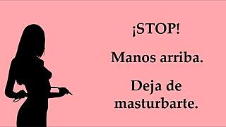 hey, let's play this orgasm-holding game on easy level, complete with cum and masturbation instructions 😏