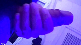 Solo Training with Huge Cum Shots from Big Cock Masturbation