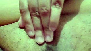 pov playing with big greedy hairy pussy till wet enough for me to fuck