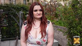 Amandine Vraie Coquine Enjoys Two Cocks