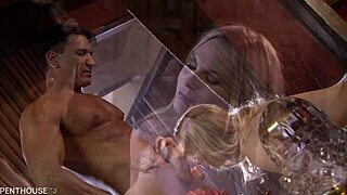 I watched my blonde wife Aimee Addison take a messy cumshot on her sexy feet