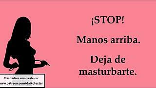 hey, let's play this orgasm-holding game on easy level, complete with cum and masturbation instructions 😏