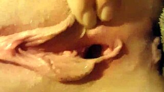 Young 18+ Slutty Pussy Stretched by Deodorant Can During Intense Fucking