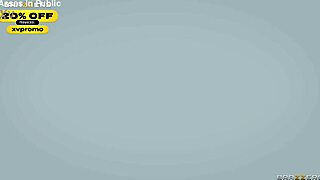 Cum To The Cookout: Ameena Green Claps Cheeks In Brazzers Scene