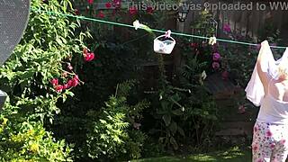 Is that sexy neighbor flashing her big ass and tits?