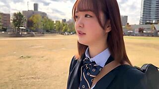 i fucked riko hard after tennis club, creampied her twice with handcuffs