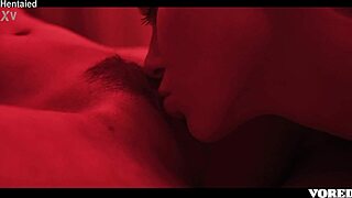 Girl intensely fucks roommate in lesbian sex session