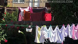 Is that sexy neighbor flashing her big ass and tits?