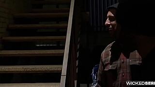 Spider-Man XXX parody scene with Capri Anderson