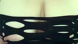 mature milf flaunts her big tits and juicy ass in casual display