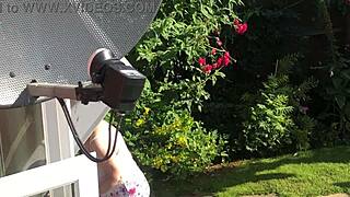 Is that sexy neighbor flashing her big ass and tits?