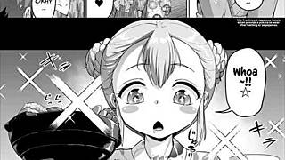 why is this horny latina with blue eyes and big tits teasing an old russian guy?