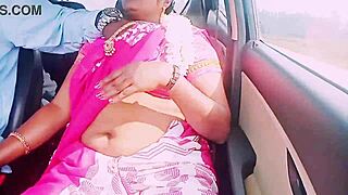 Car Sex Indian Romance Beautiful Sexy Saree Housewife With Boyfriend Telugu Dirty Talks