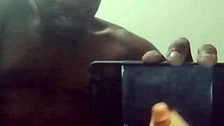 i'm orgasming to solo ebony vids and testing my new phone, does it work good? 3