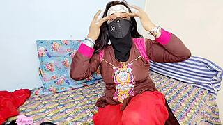 A Muslim Prostitute Cheats On Her Desi Husband And Talks Dirty To Her Lover On Video Chat Anal Dildo