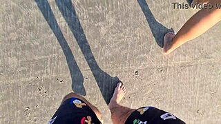 on the beach sun sea and fire in pussy giving to everyone