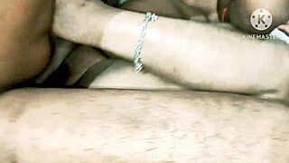 desi father-in-law fucks daughter-in-law roughly in homemade anal action.