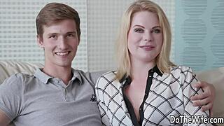 Pretty Wife Adry Berty Lets Cuckold Husband Watch Her Take Dick.