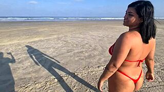 on the beach sun sea and fire in pussy giving to everyone