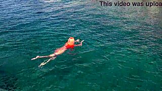 Blue Water And A Naked Girl