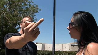 Nadia gets help with intense fucking.