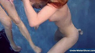 Feeling the Thrill as Horny Girls Strip Each Other in the Pool