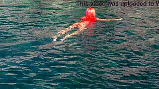 Blue Water And A Naked Girl