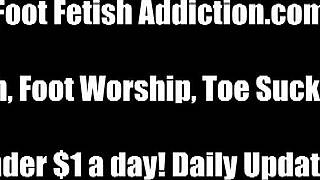 My perfect feet need daily worship