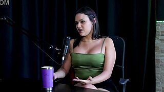 maria bittencourt's first video as an escort with two men, keeping it secret from family but wanting a gangbang