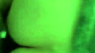 the milf rides the brown cock in a homemade interracial scene featuring big natural tits and passionate riding