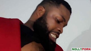 Corporate sex with ebony pornstar bent over for big cock doggystyle