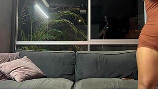 Latina Lesbian Neighbors Seduce White Guy For Bareback Breeding And Big Creampie